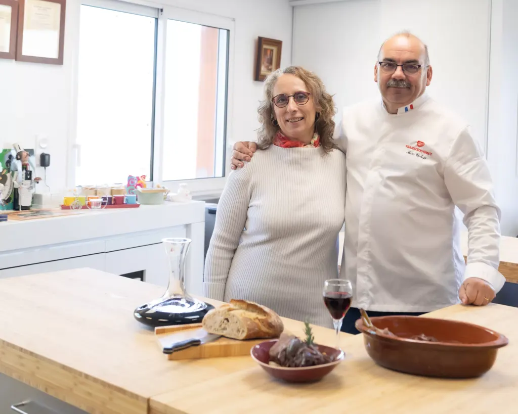 Nathalie et Marc Galais, propriétaires de la Halte Gourmande